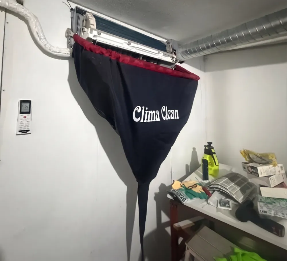 Klima iç ünite temizliği uygulaması